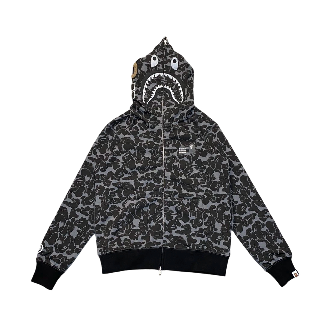 Bape Flame Camouflage Hoodie Black OG0829503
