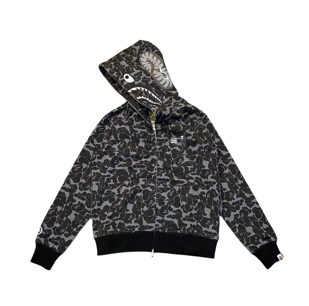Bape Flame Camouflage Hoodie Black OG0829503