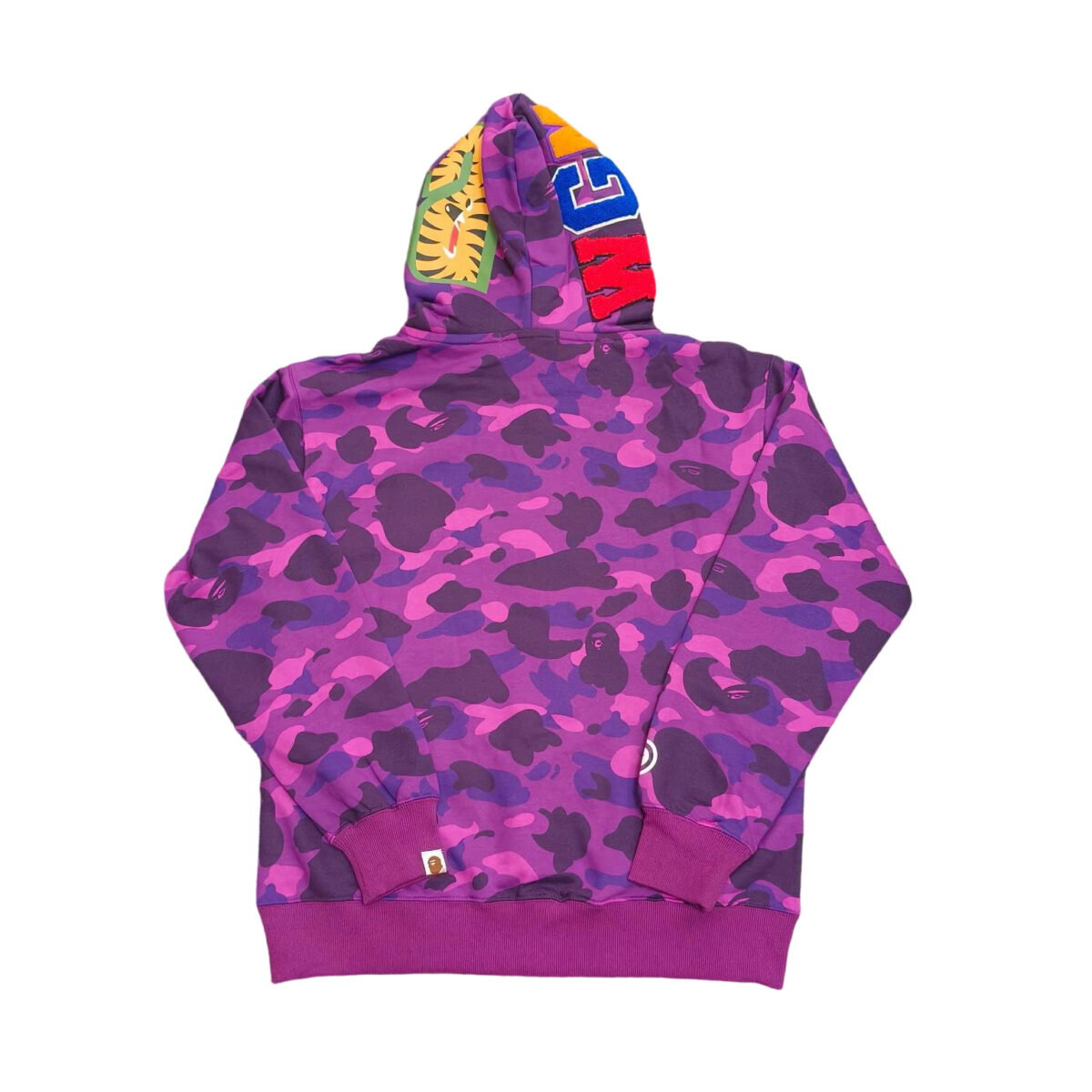 Bape Classic Double Hoodie Full Zip Hoodie Purple OG0829507