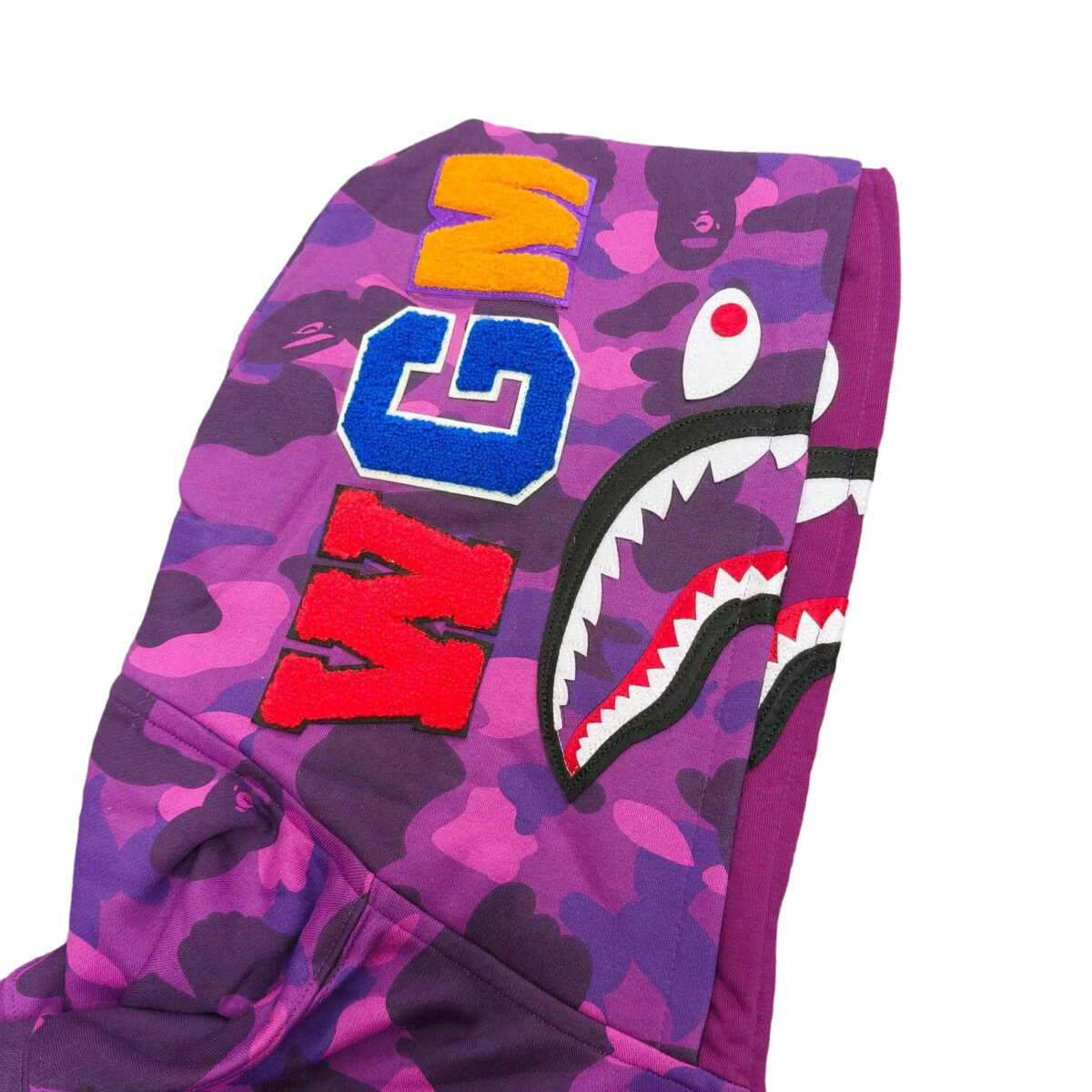 Bape Classic Double Hoodie Full Zip Hoodie Purple OG0829507