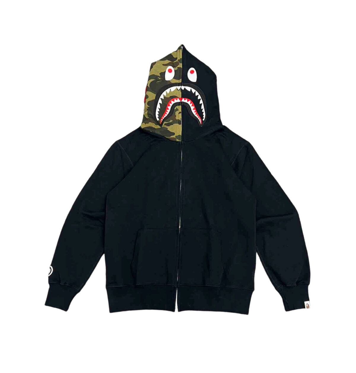 Bape Classic Shark Camouflage Hoodie black OG0829514