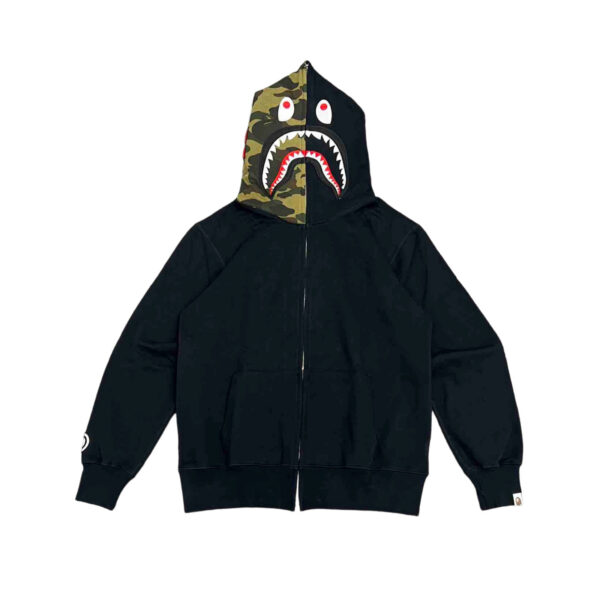 Bape Classic Shark Camouflage Hoodie black OG0829514