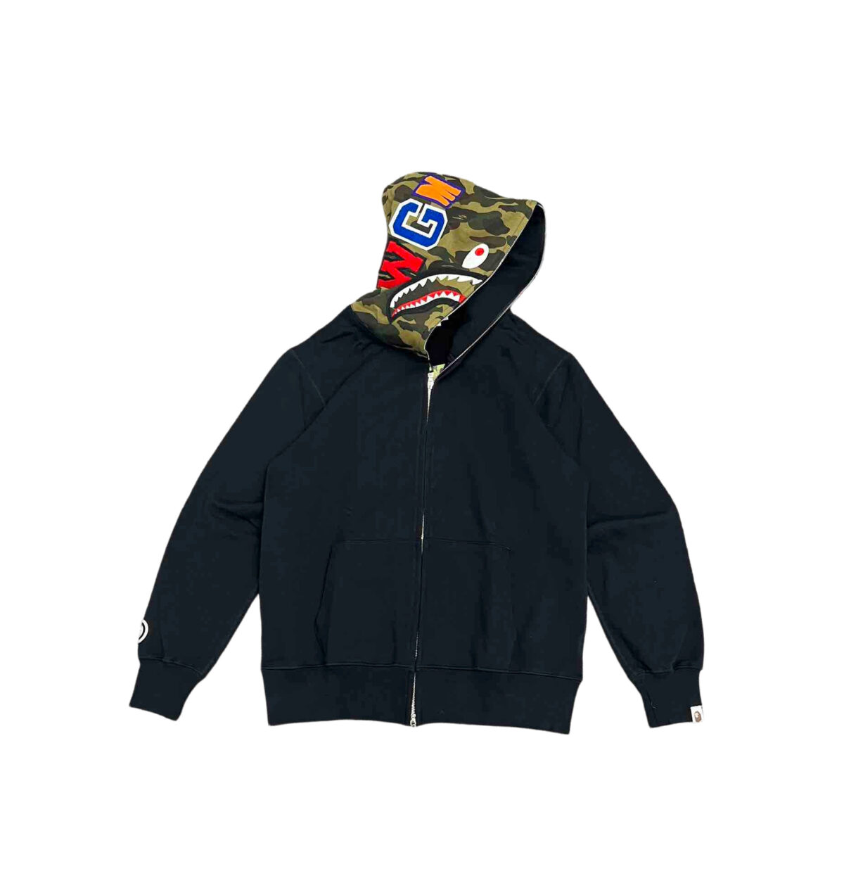 Bape Classic Shark Camouflage Hoodie black OG0829514