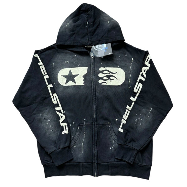 Hellstar Splash Ink and Wash Water to Make Old Hoodies Wash water black OG0829526