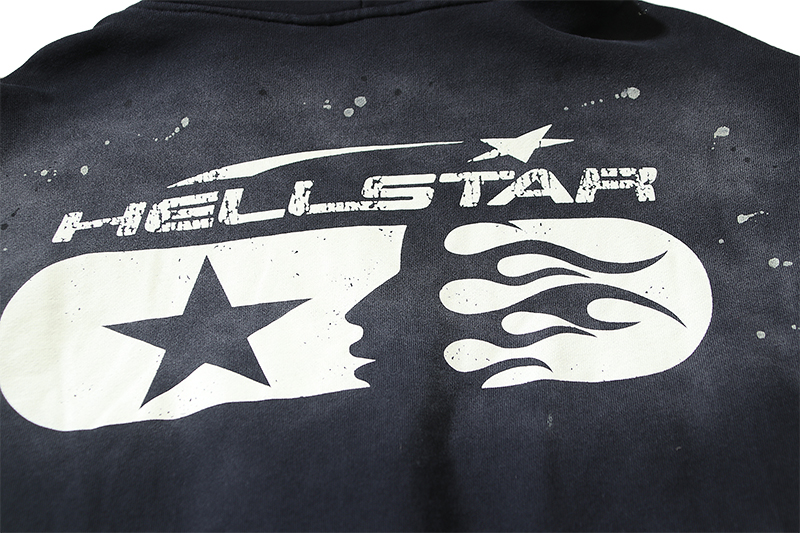 Hellstar Splash Ink and Wash Water to Make Old Hoodies Wash water black OG0829526