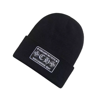 Chrome Hearts Beanie CH Hollywood Black OKLU20261007