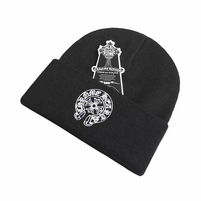 Chrome Heart HorseShoe Logo Beanie Black OKLU20261009