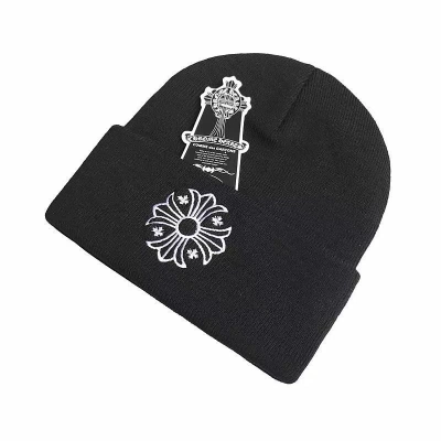 Chrome Hearts Plus Cross Beanie Black OKLU20261011