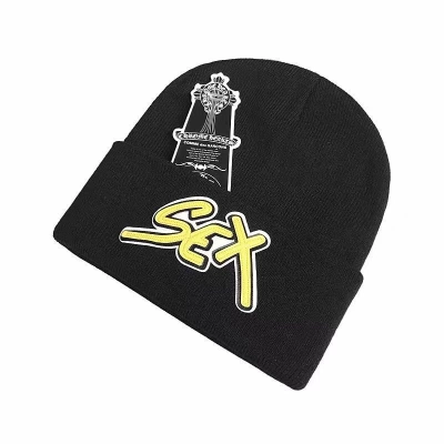 Chrome Hearts Matty Boy Sex Beanie Black-yellow OKLU20261015