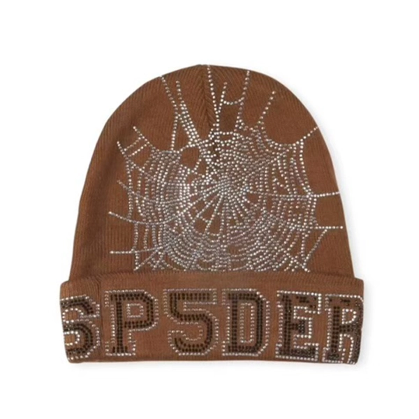 Sp5der Web Beanie Brown OKLU20261036