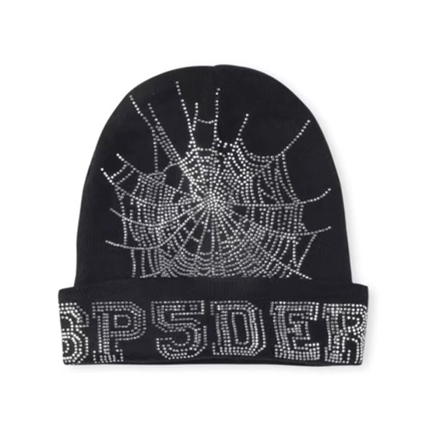 Sp5der Web Beanie Black OKLU20261037