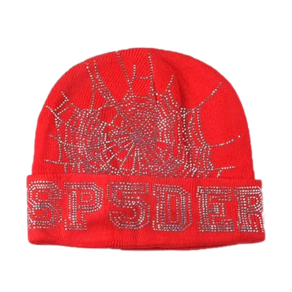 Sp5der Web Beanie Red OKLU20261039