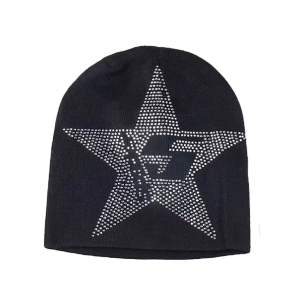 Sp5der Star Rhinestone Skully Black OKLU20261040