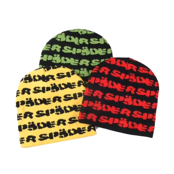 Sp5der Fuzzy Logo Skully Yellow/Green/Red OKLU20261041