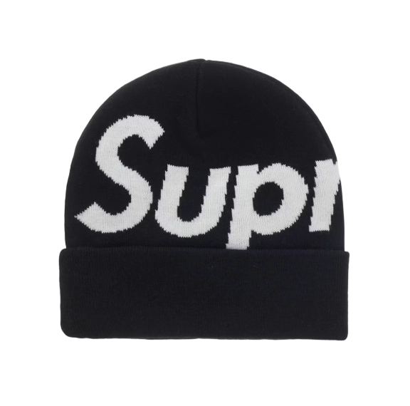 Supreme Big Logo Beanie (FW25) Black OKLU20261049
