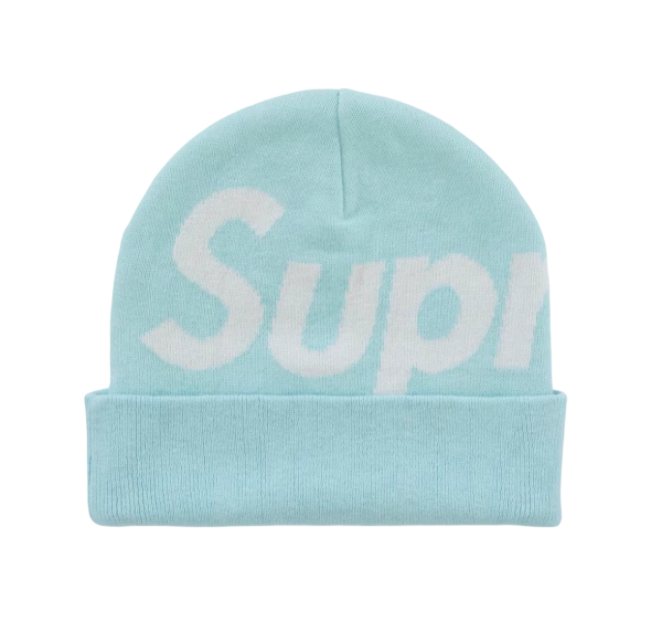 Supreme Big Logo Beanie (FW25) Light Blue OKLU20261052