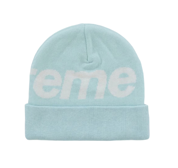 Supreme Big Logo Beanie (FW25) Light Blue OKLU20261052