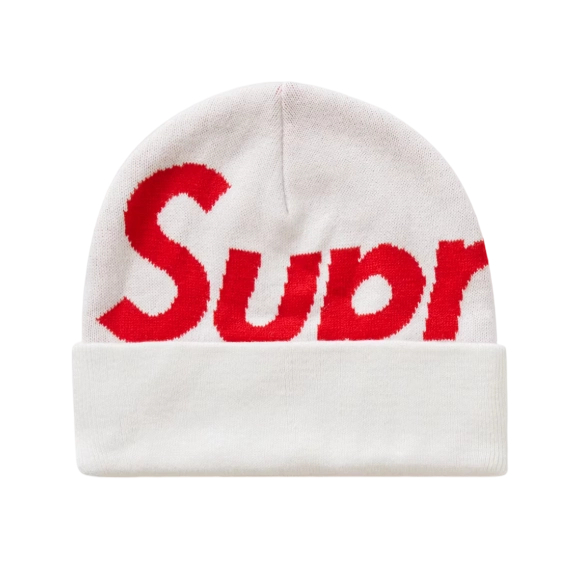 Supreme Big Logo Beanie (FW20) White OKLU20261055
