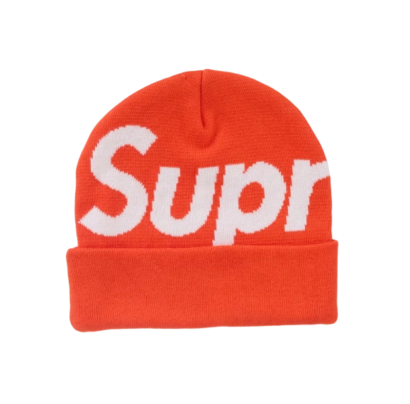 Supreme Big Logo Beanie (FW24) Orange OKLU20261059