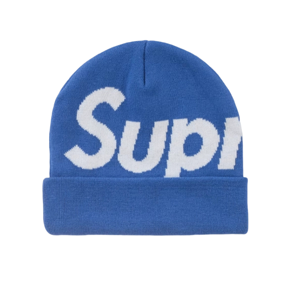 Supreme Big Logo Beanie (FW24) Blue OKLU20261060