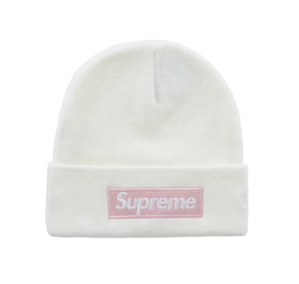 Supreme New Era Box Logo Beanie (FW25) White OKLU20261063