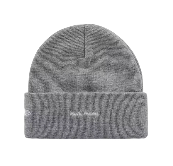 Supreme New Era Box Logo Beanie (FW25) Heather Grey OKLU20261065