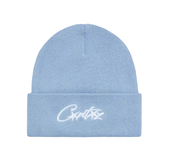 Corteiz Allstarz Folded Beanie Baby Blue OKLU20261072