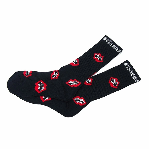 Chrome Hearts Chomper Socks Red/Black/White OKLU20261103