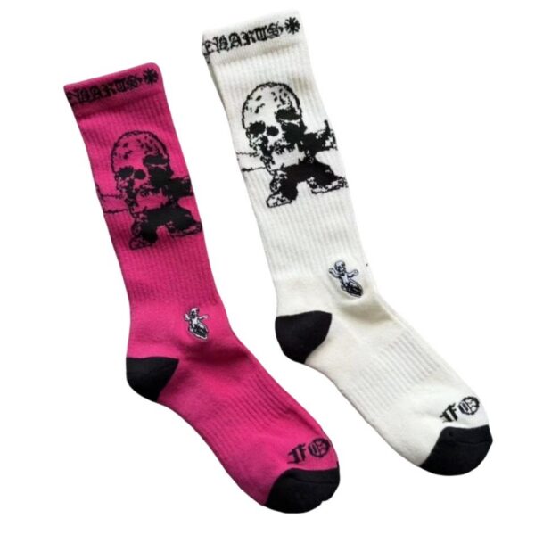 Chrome Hearts Foti Socks Multicolor White/pink OKLU20261108