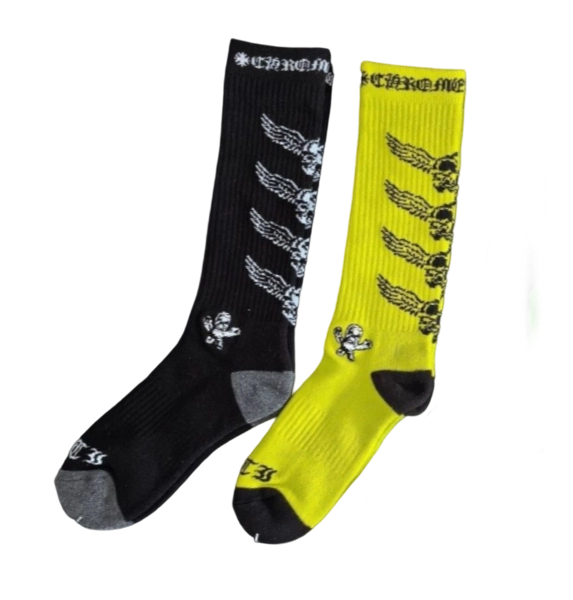 Chrome Hearts Foti Socks Multicolor Yellow/black OKLU20261110