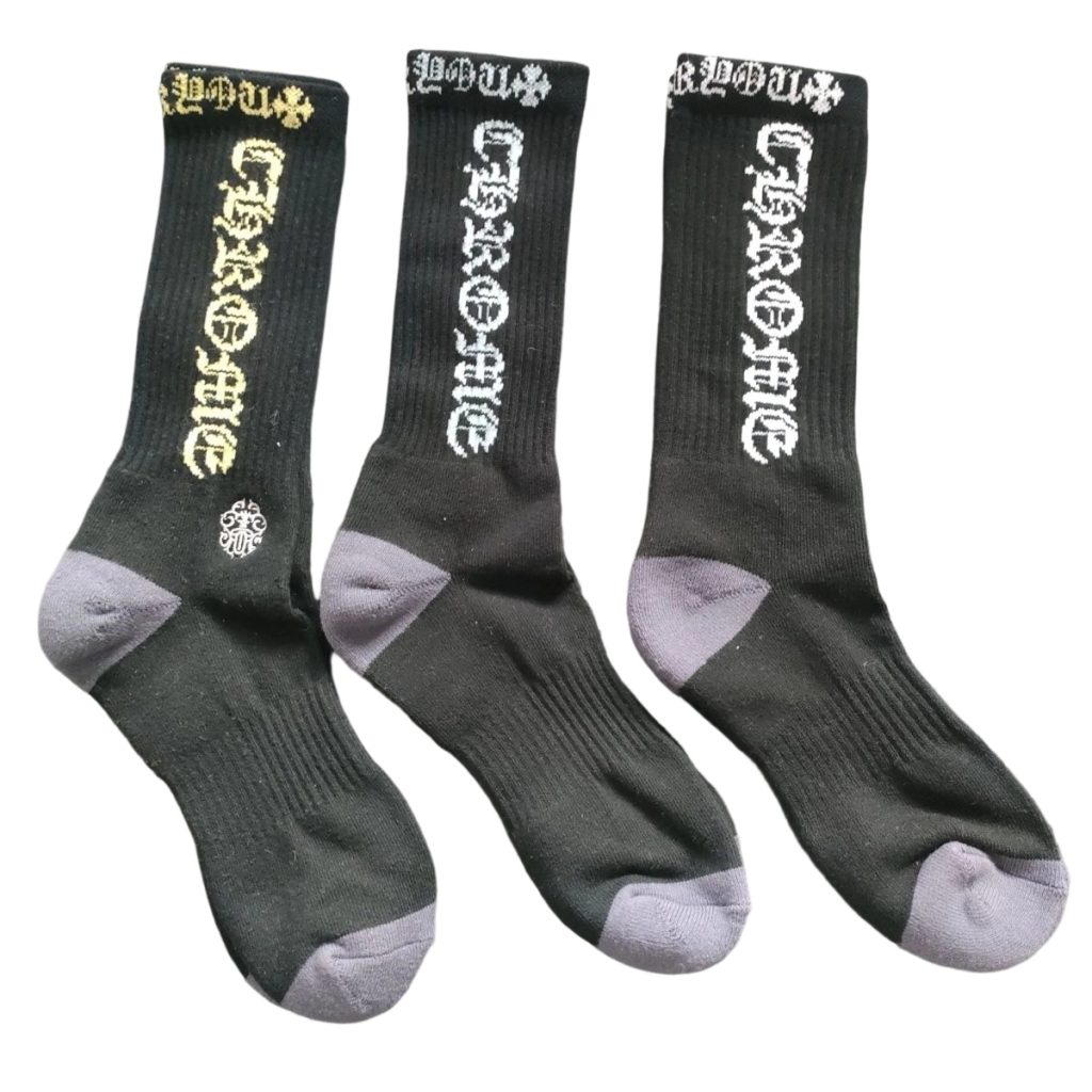 Chrome Hearts CH Socks Black Blue/ White/Yellow OKLU20261111