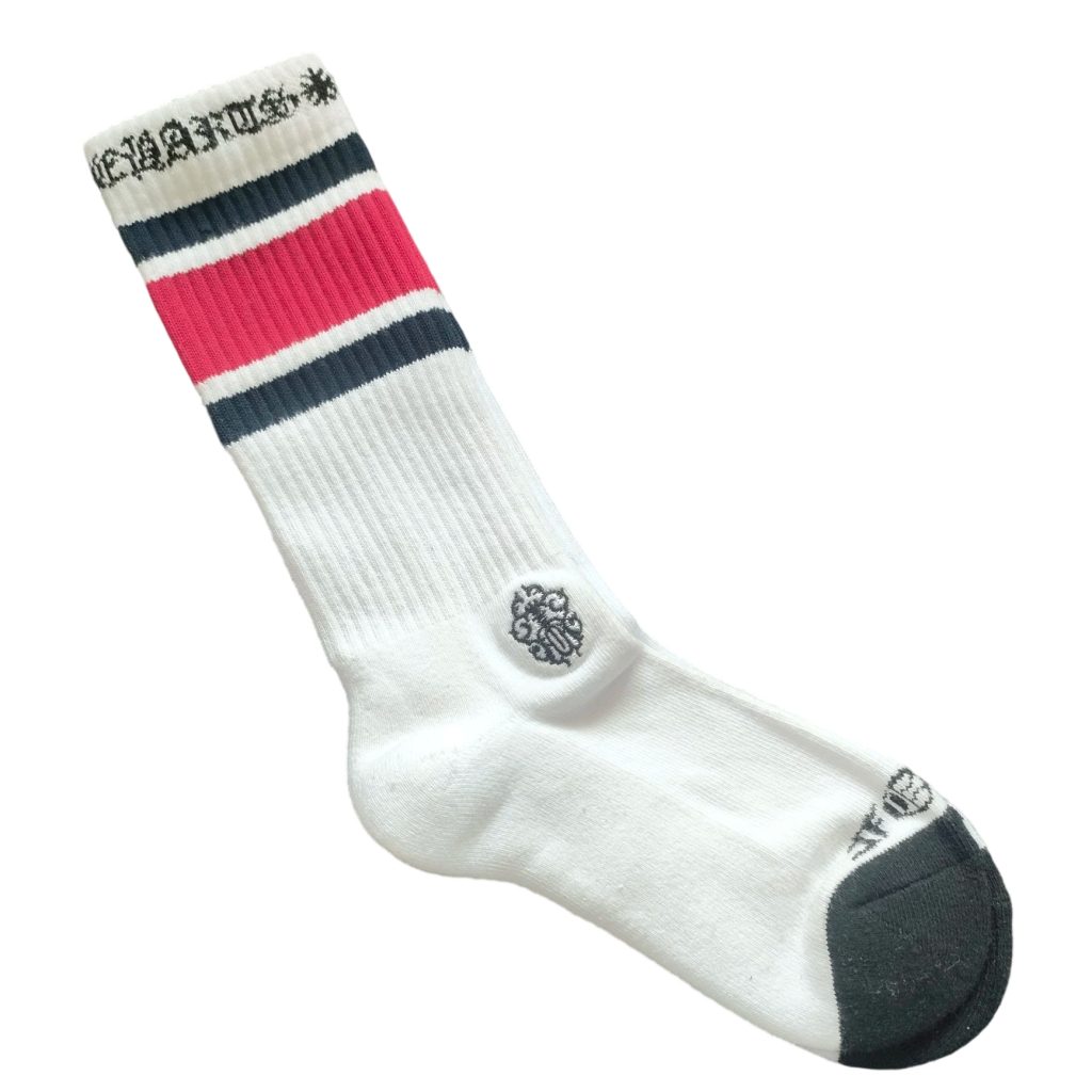 Chrome Hearts Multi Color Pattern Socks White Yellow/Green/Red OKLU20261116