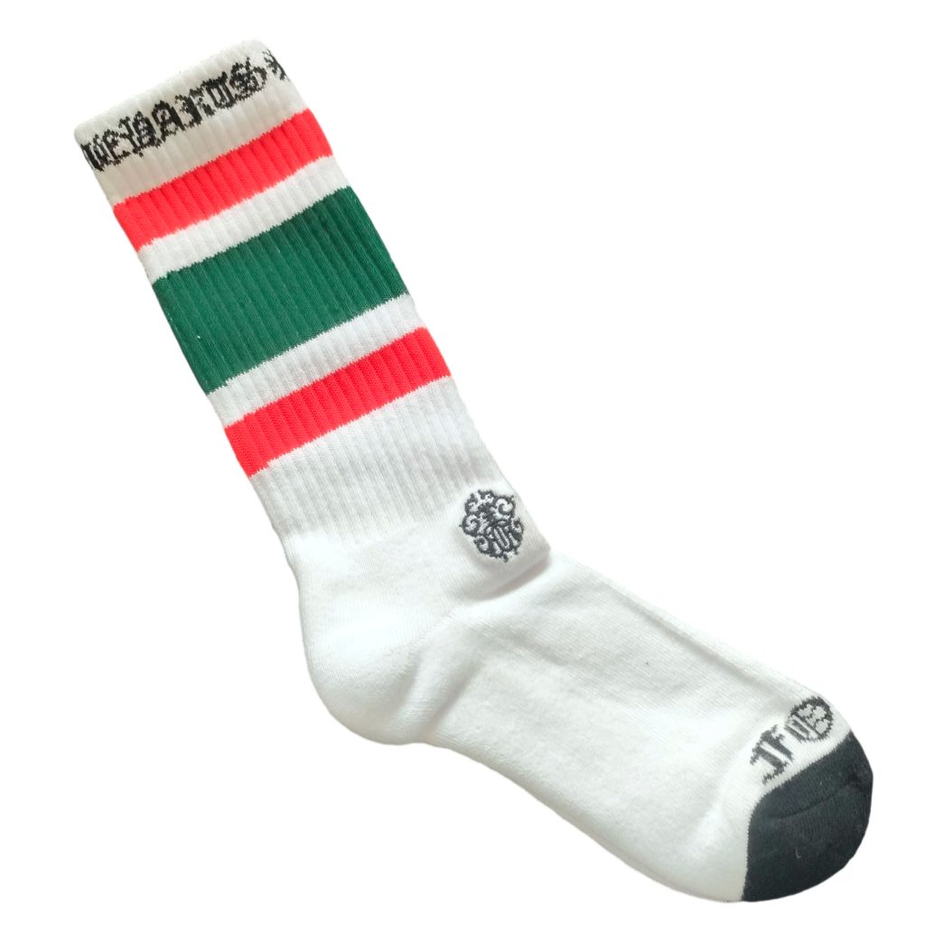 Chrome Hearts Multi Color Pattern Socks White Yellow/Green/Red OKLU20261116