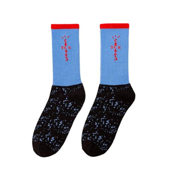 Travis Scott Socks Blue letters OKLU20261121