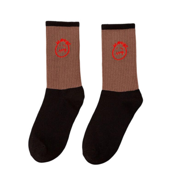 Travis Scott Coffee Ghost Face Socks OKLU20261122