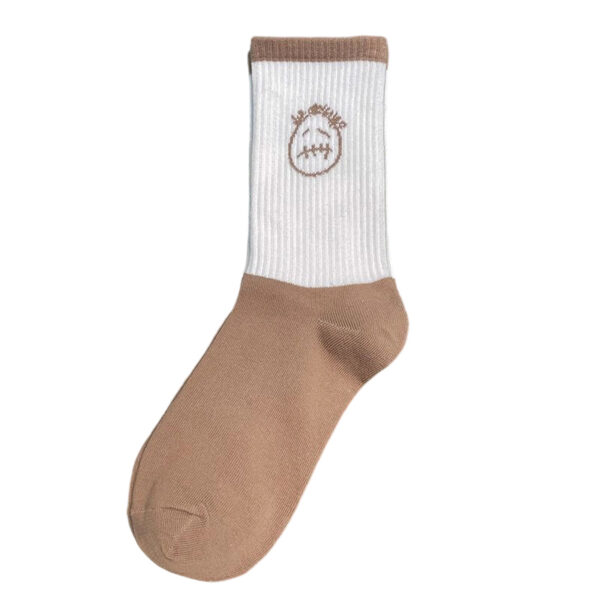 Travis Scott Mocha Ghost Face Socks OKLU20261157