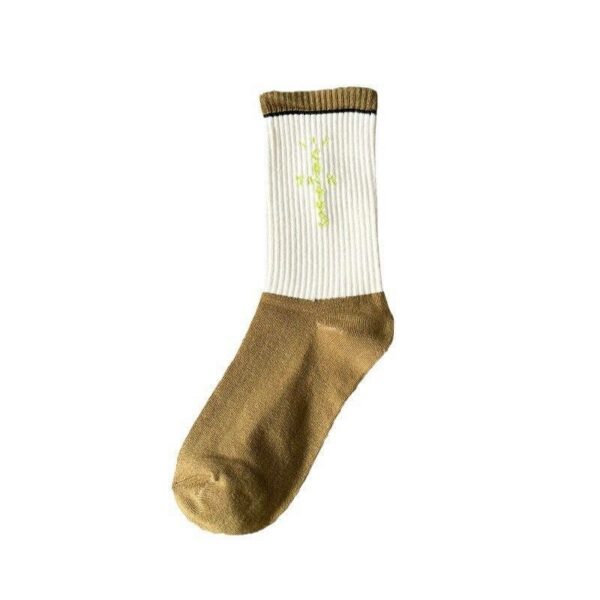 Travis Scott Green Letter Socks OKLU20261159