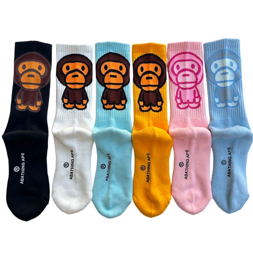 BAPE multicolored Socks OKLU20261179