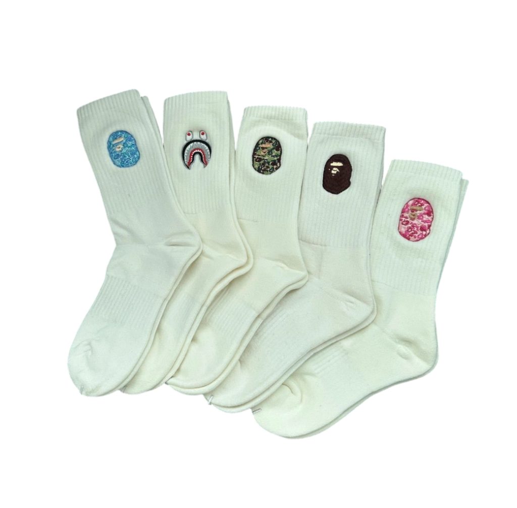 BAPE Pattern Socks OKLU20261180