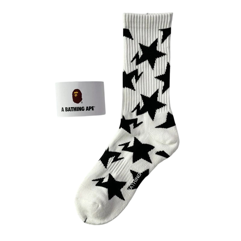 BAPE Socks Grey/black/white OKLU20261183