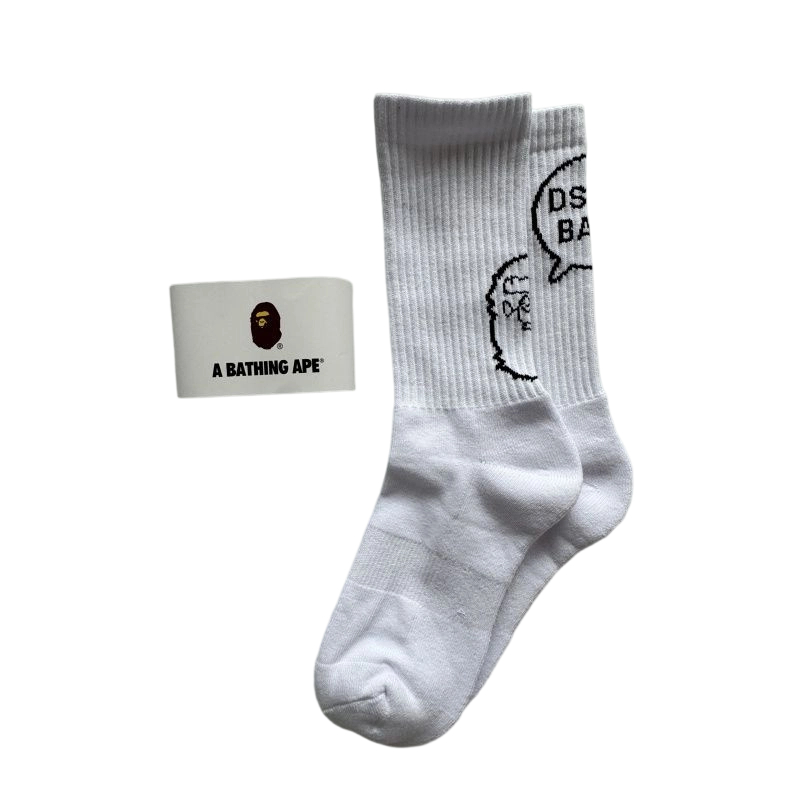 BAPE Socks White/Black OKLU20261185