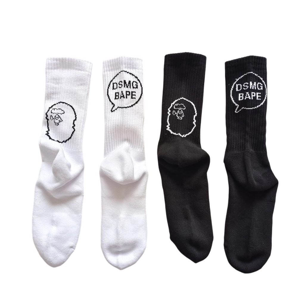 BAPE Socks White/Black OKLU20261185
