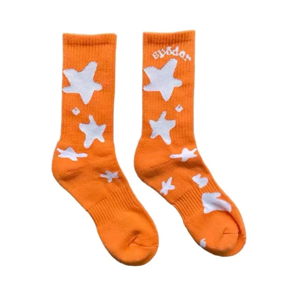 Sp5der Spiderweb-print Sock orange OKLU20261193