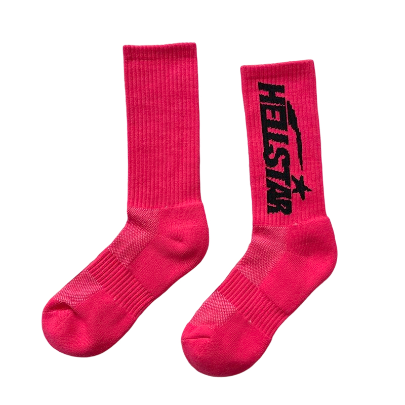 Sp5der Spiderweb-print Sock Rose pink OKLU20261196