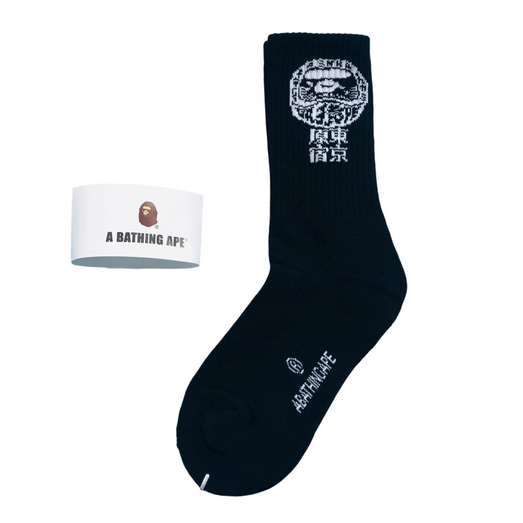 BAPE Socks White/black/gray OKLU20261208
