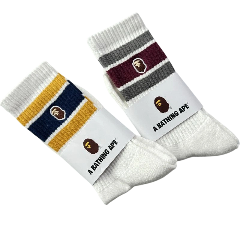 BAPE stripes Socks OKLU20261213