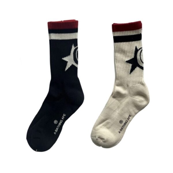 BAPE Multi-color pattern Socks OKLU20261216