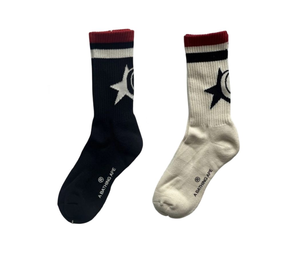 BAPE Multi-color pattern Socks OKLU20261216