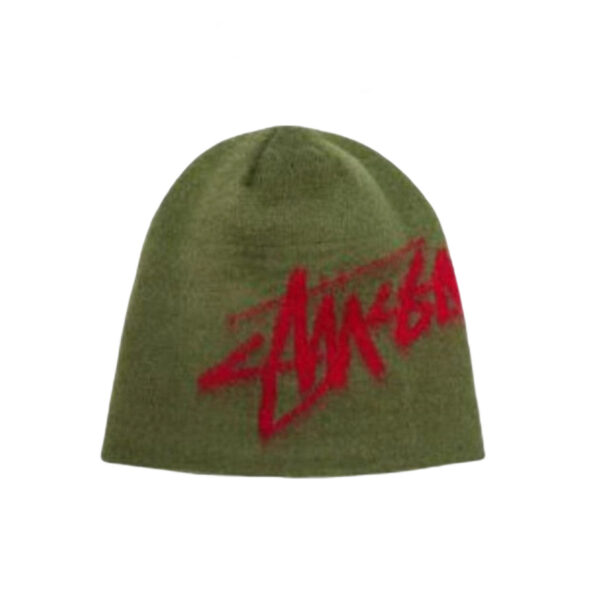 Stussy Brushed Out Stock Skullcap Army OKLU20261225