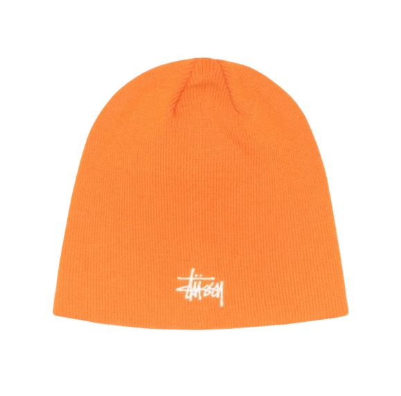 Stussy Basic Skullcap Beanie Orange OKLU20261233